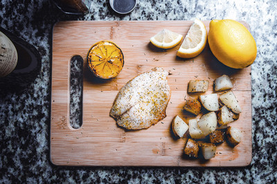 Pangasius mit Tomaten-Polenta