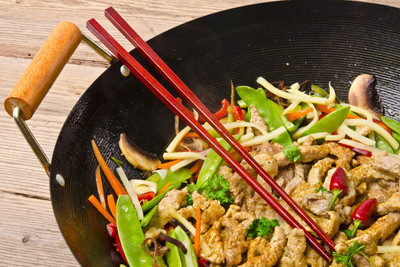 Schnelles Curry aus dem Wok