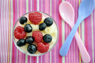 Milchreis mit Obst