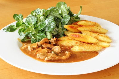 Geschnetzeltes mit Schupfnudeln