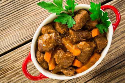 Kalbsragout mit Karotten