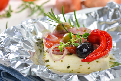 Gebackener Schafskäse