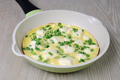 Kräuteromelette mit Ziegenkäse
