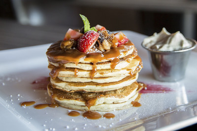 Pfannkuchen mit Obst