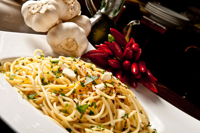 Spaghetti aglio e olio (vgn)
